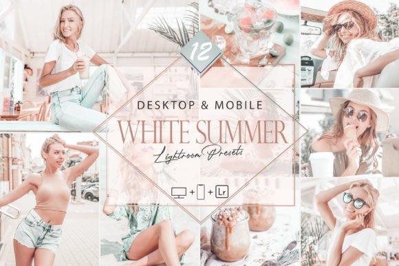 Download 12 White Summer Lightroom Presets,Bright - Bright Collection