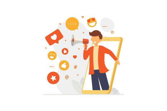 Download Social Media Influencer Illustration 2 - Premium Bundle