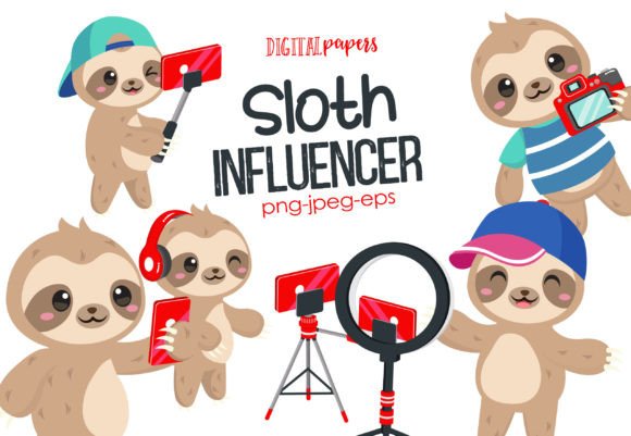 Download Sloth Influencer - Influencer Collection