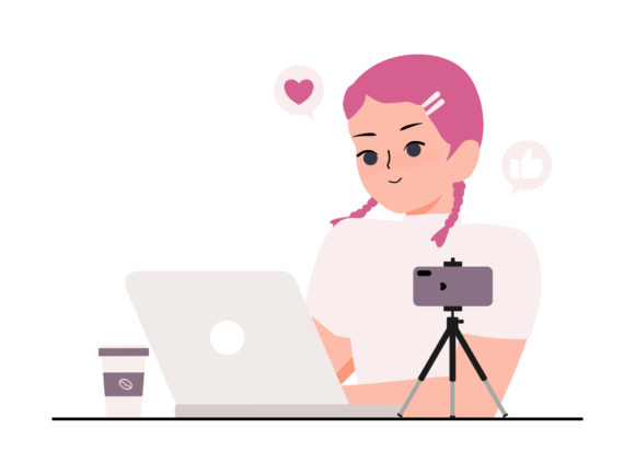 Download Content Creator and Influencer Woman - Influencer Collection
